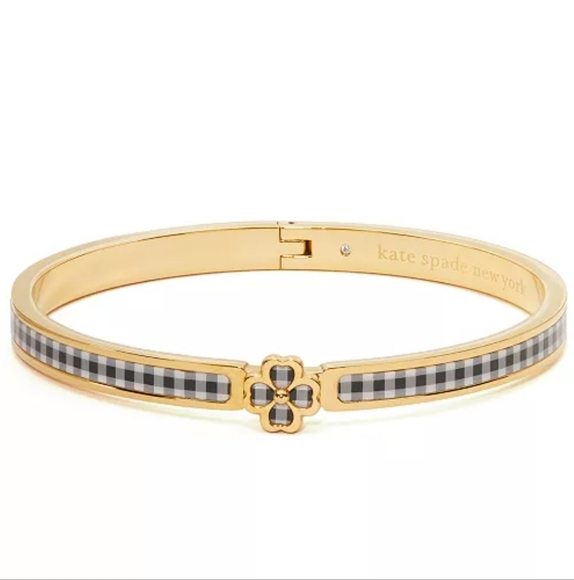 Kate Spade Heritage Spade Flower Hinged Bangle - Picture 5 of 5